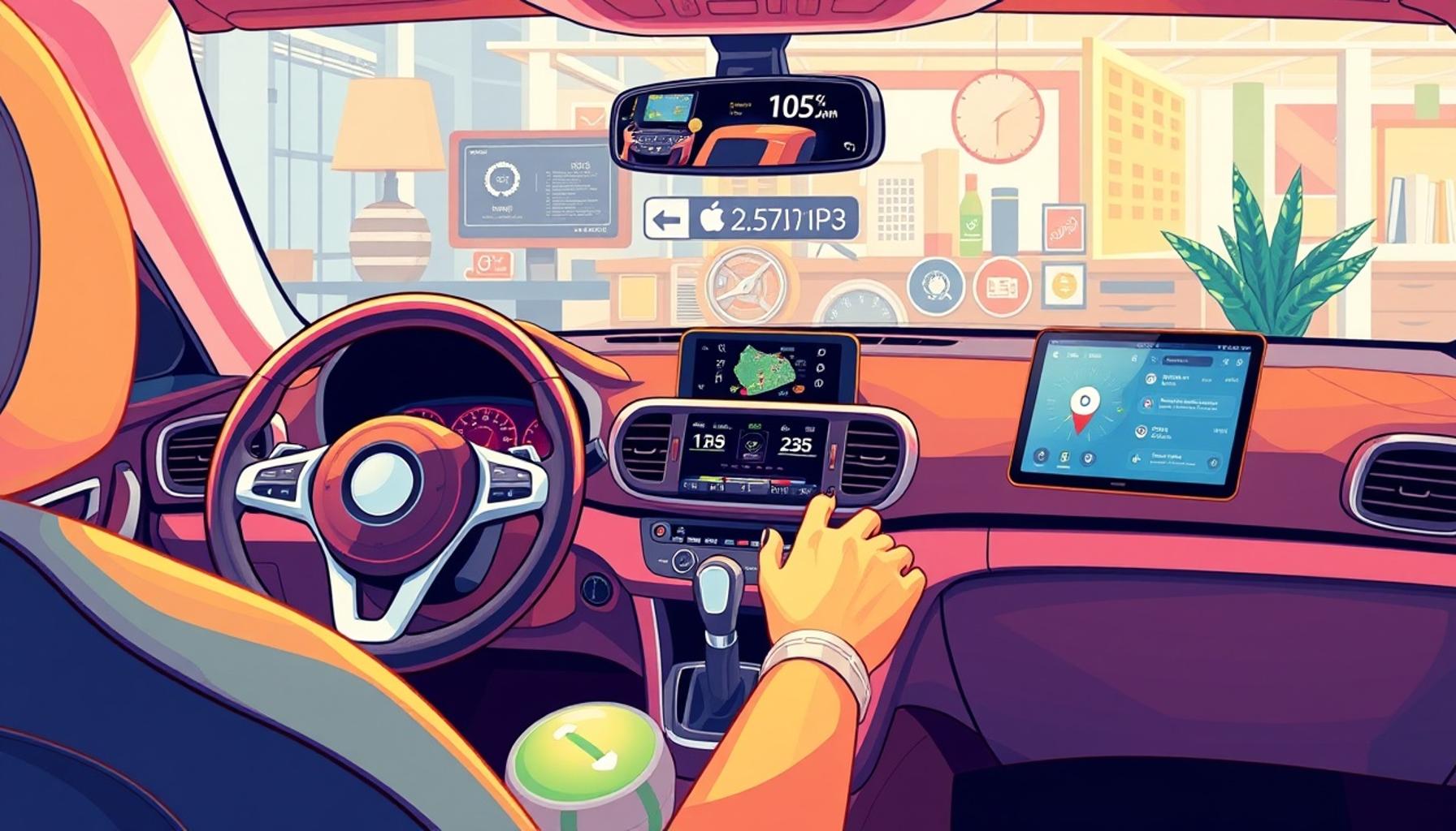 L&rsquo;évolution des systèmes d&rsquo;infodivertissement et son effet sur l&rsquo;expérience d&rsquo;achat de voitures